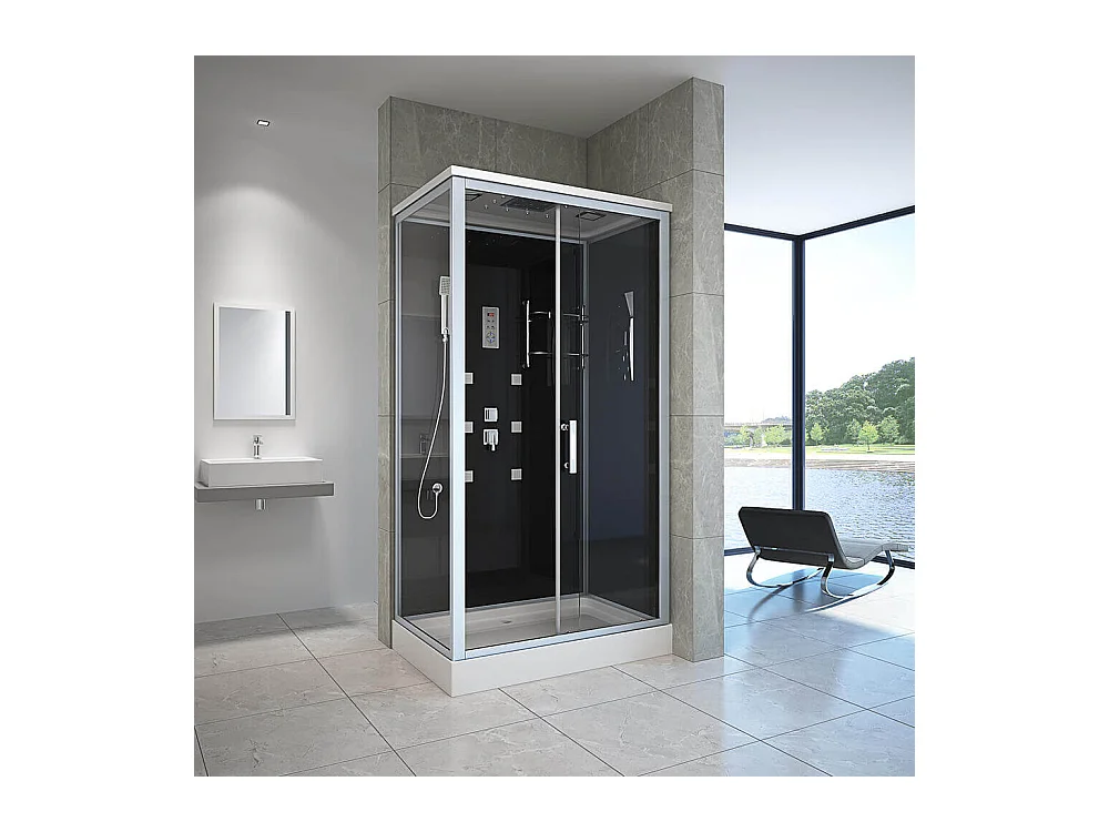 Cabine de douche WAVE XL de Home Deluxe