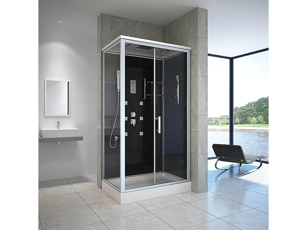 Cabine de douche WAVE XL de Home Deluxe