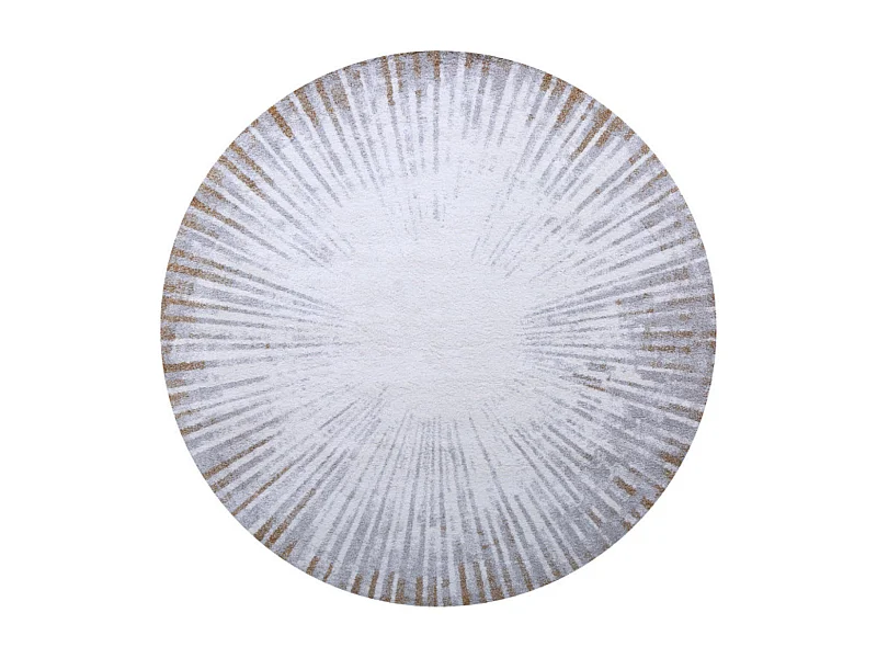 Tapis rond tissé pour salle à manger D240 - IRIS