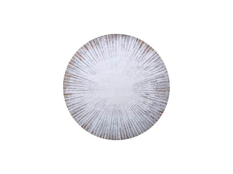 Tapis rond tissé pour salle à manger D240 - IRIS