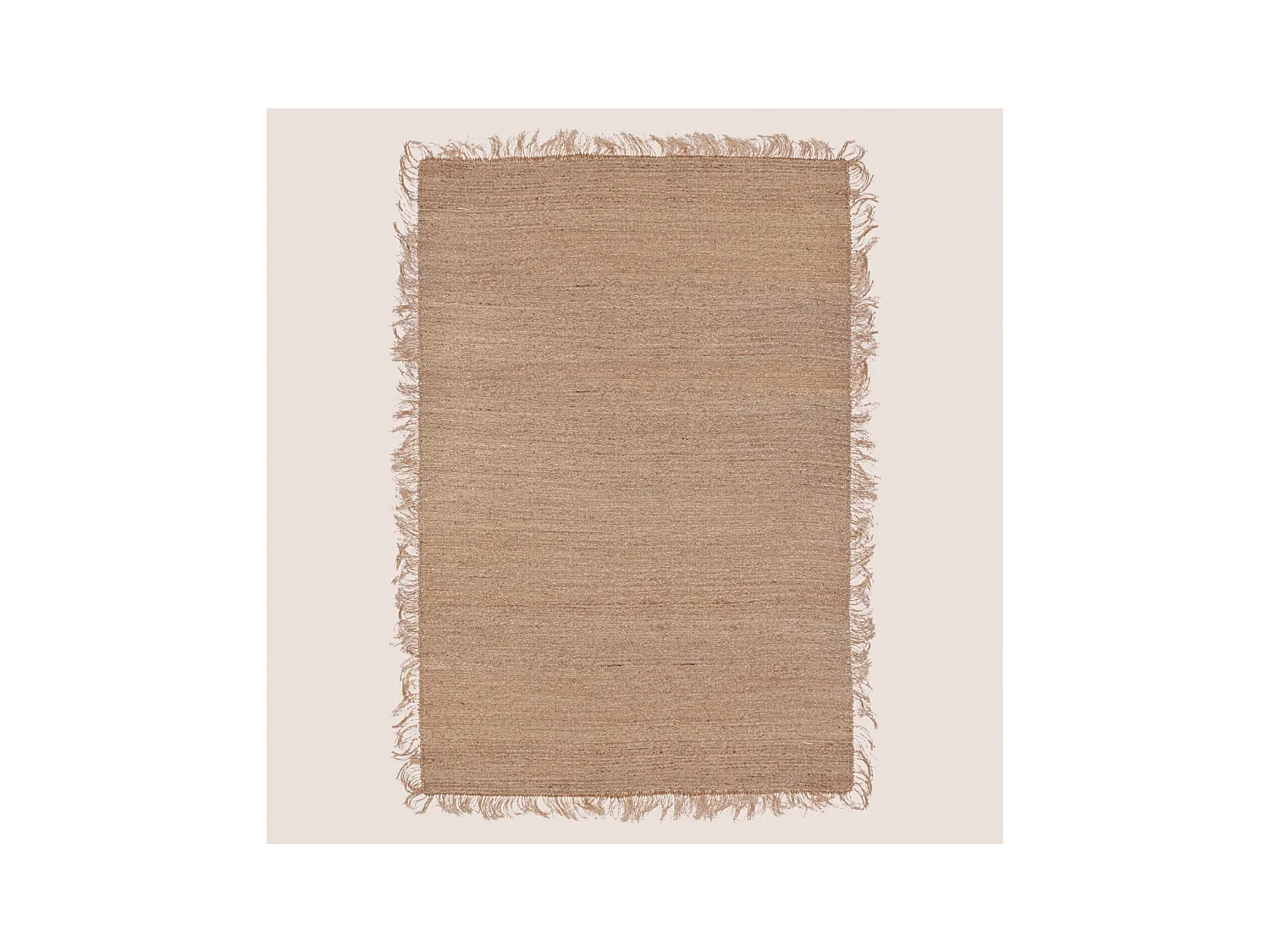 Tapis rectangulaire naturel en jonc de mer 200x290 - KOMBU