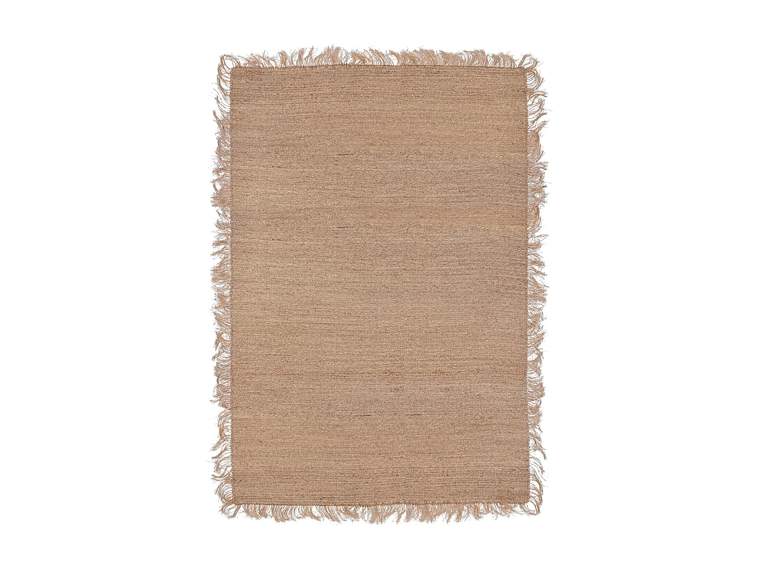 Tapis rectangulaire naturel en jonc de mer 200x290 - KOMBU