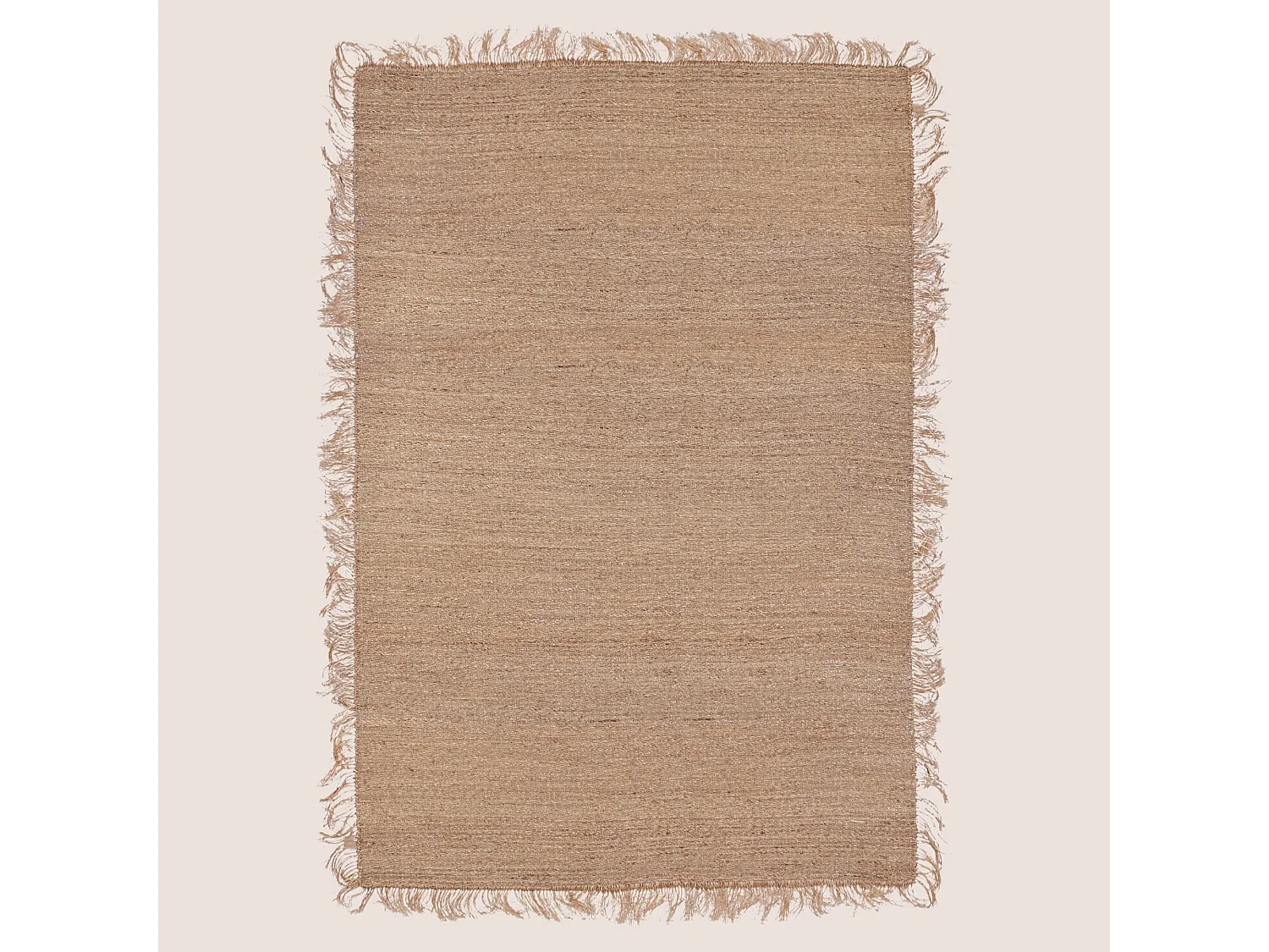 Tapis rectangulaire naturel en jonc de mer 200x290 - KOMBU