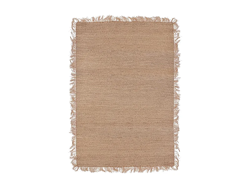 Tapis rectangulaire naturel en jonc de mer 200x290 - KOMBU