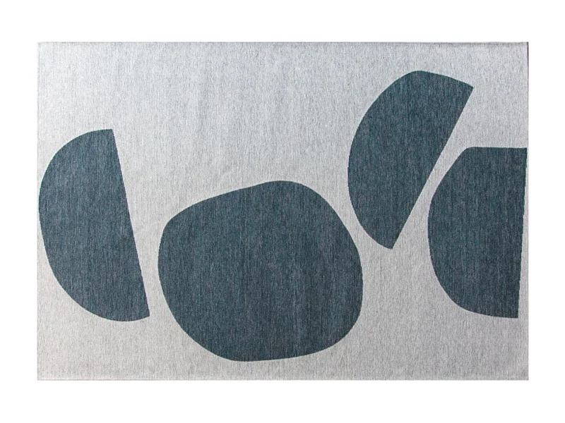 Tapis rectangulaire en coton formes géométriques 155x230 - MYLEY