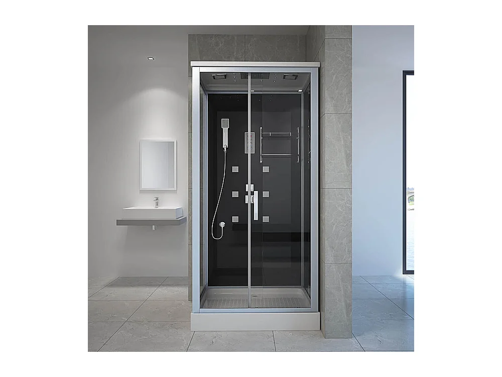 Cabine de douche WAVE L de Home Deluxe
