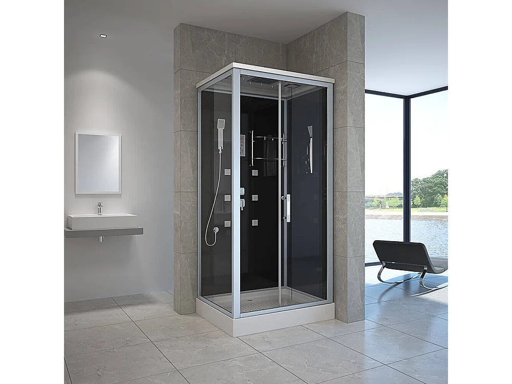 Cabine de douche WAVE L de Home Deluxe