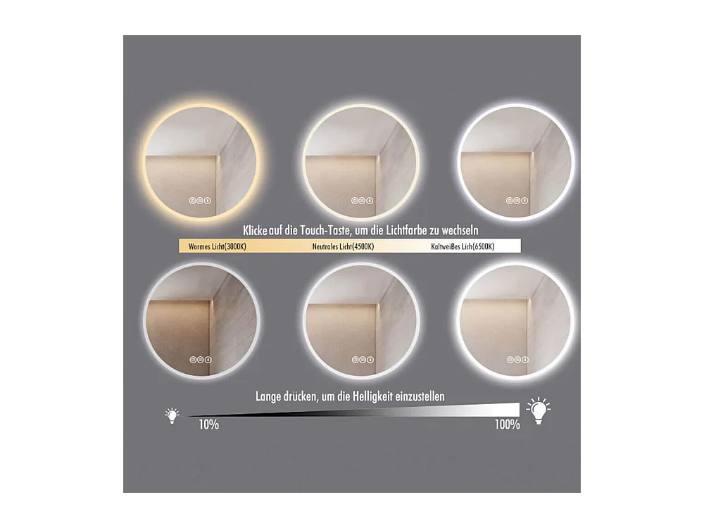 Home Deluxe Miroir NOLA 160 x 70 cm