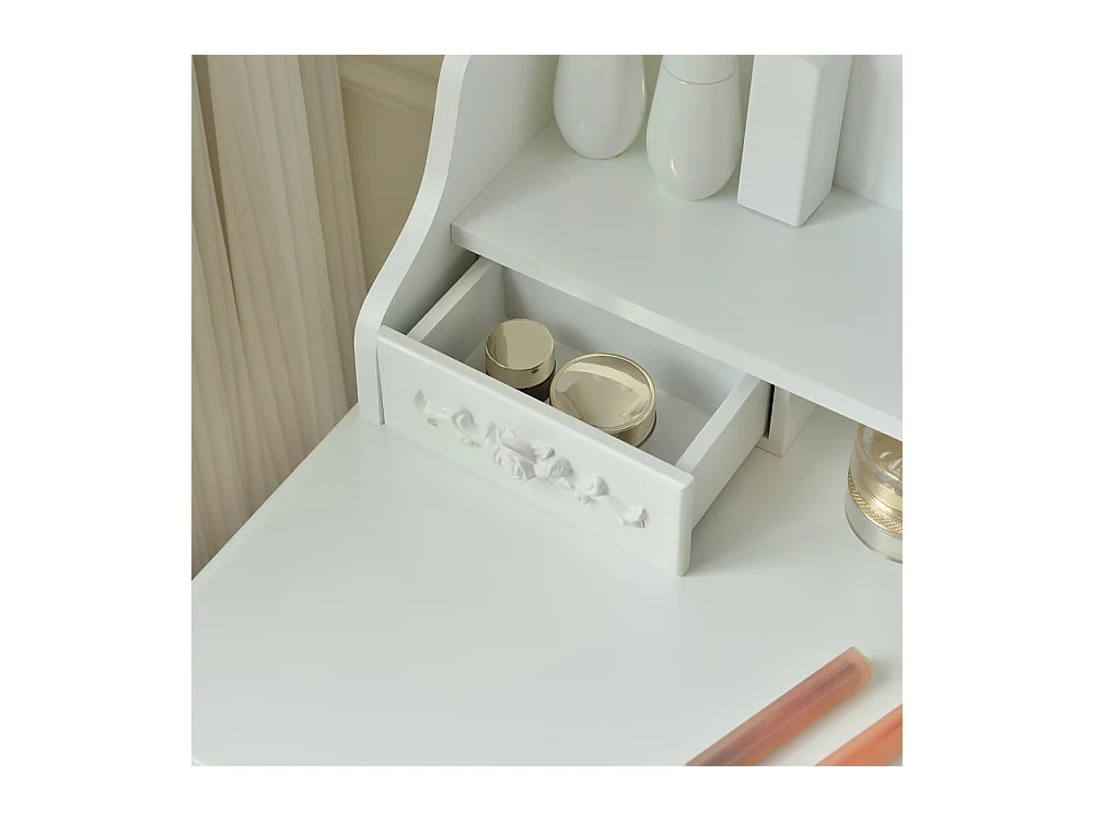 Home Deluxe Coiffeuse ROSY Blanc