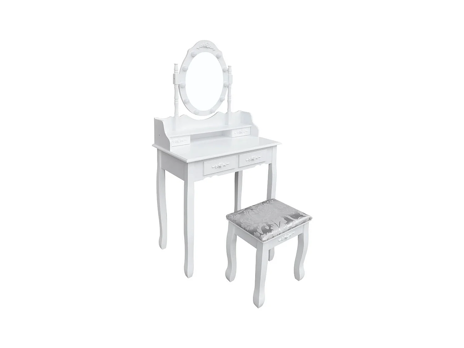 Home Deluxe Coiffeuse ROSY Blanc