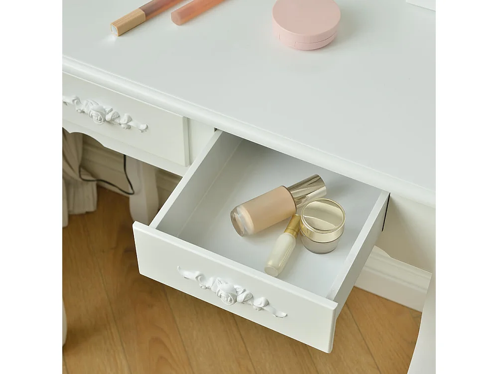 Home Deluxe Coiffeuse ROSY Blanc