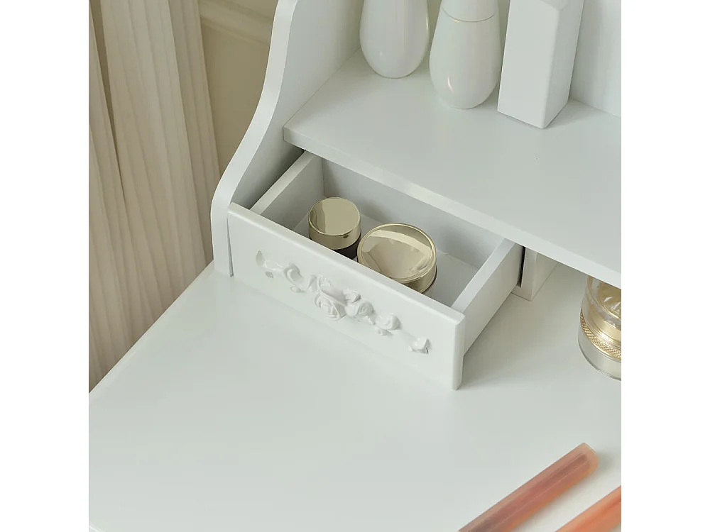 Home Deluxe Coiffeuse ROSY Blanc