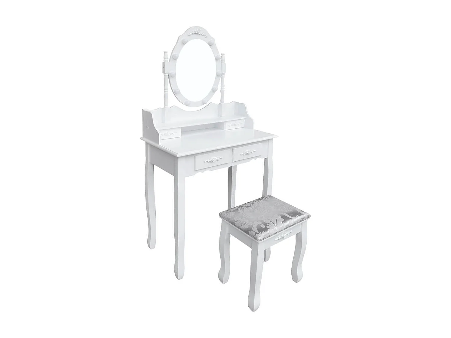 Home Deluxe Coiffeuse ROSY Blanc