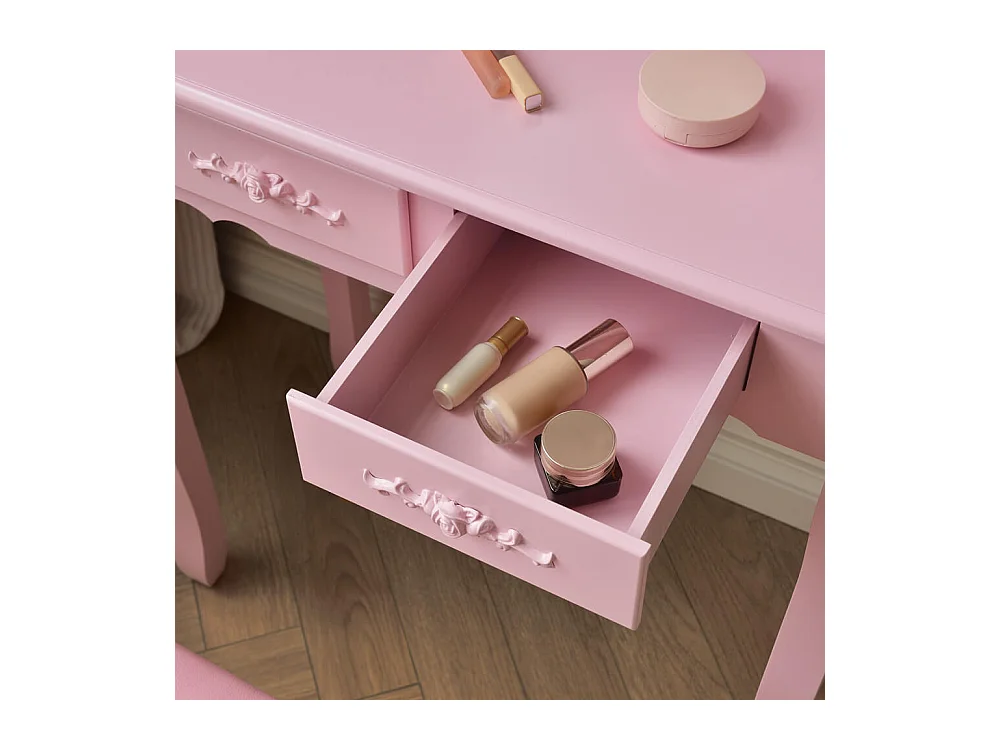 Home Deluxe Coiffeuse ROSY Rosa