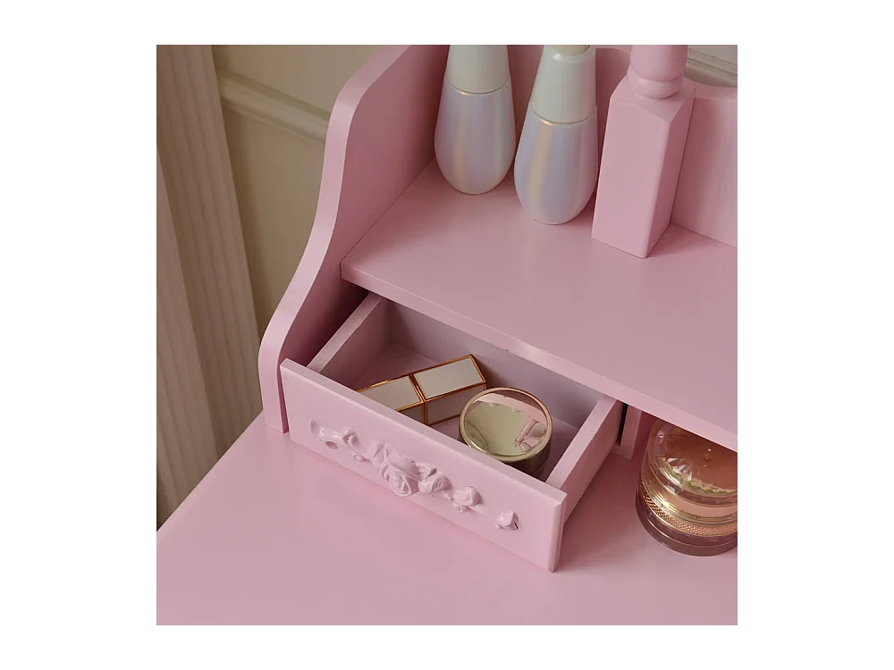 Home Deluxe Coiffeuse ROSY Rosa