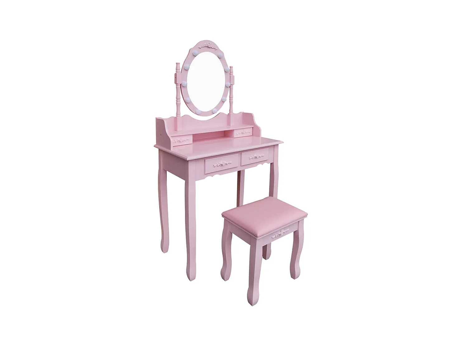 Home Deluxe Coiffeuse ROSY Rosa