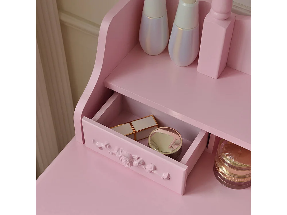 Home Deluxe Coiffeuse ROSY Rosa