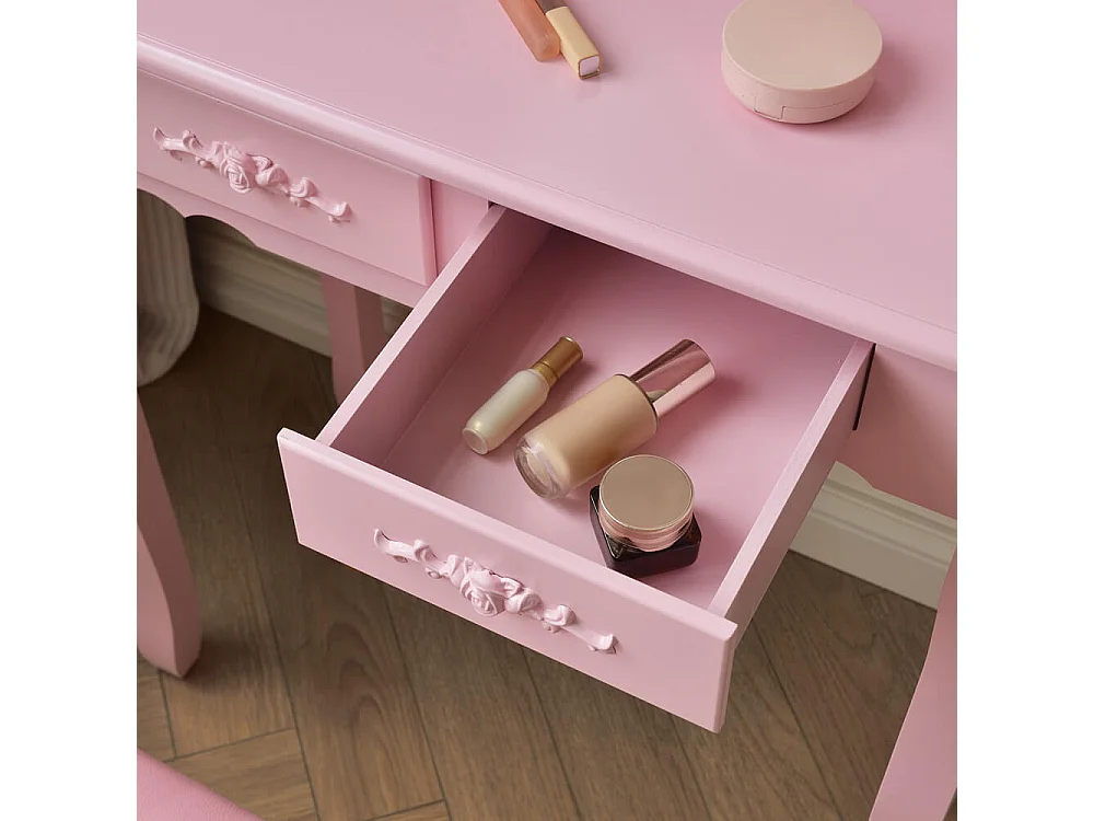Home Deluxe Coiffeuse ROSY Rosa