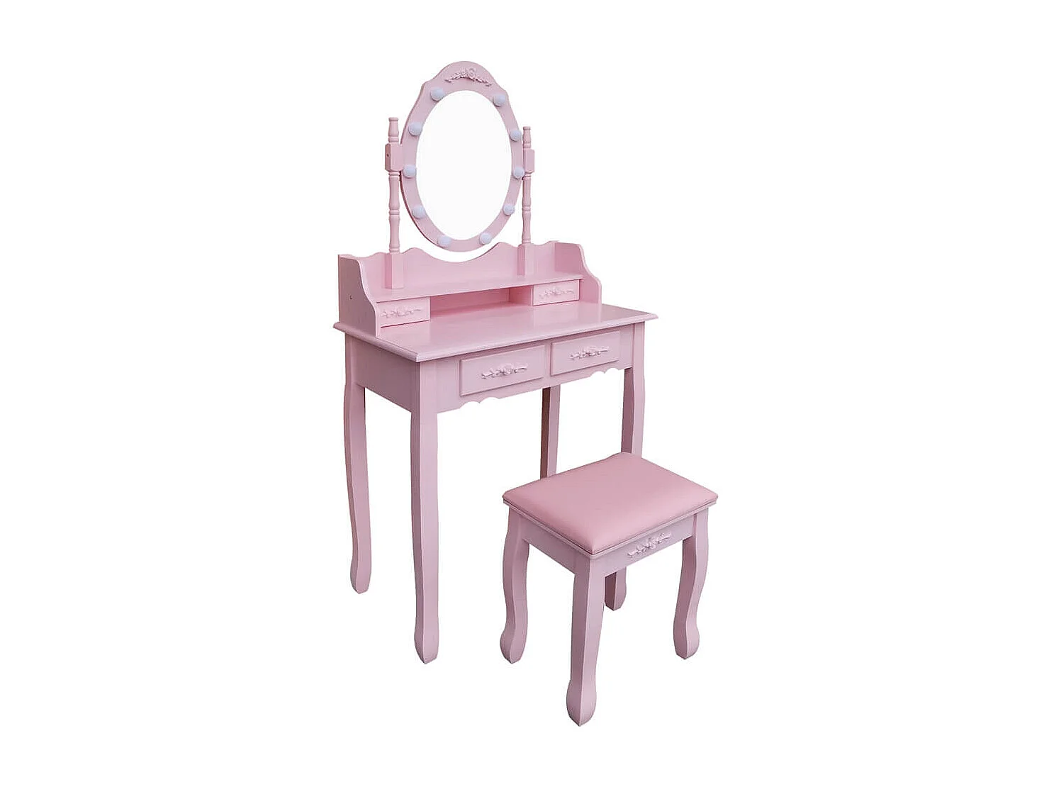 Home Deluxe Coiffeuse ROSY Rosa
