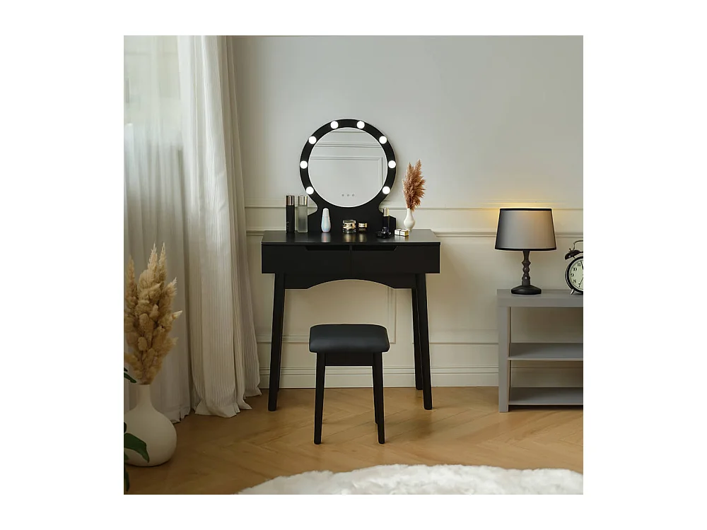 Home Deluxe Coiffeuse MIRANDA noir