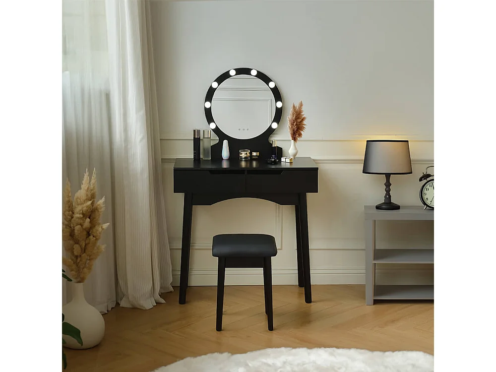 Home Deluxe Coiffeuse MIRANDA noir