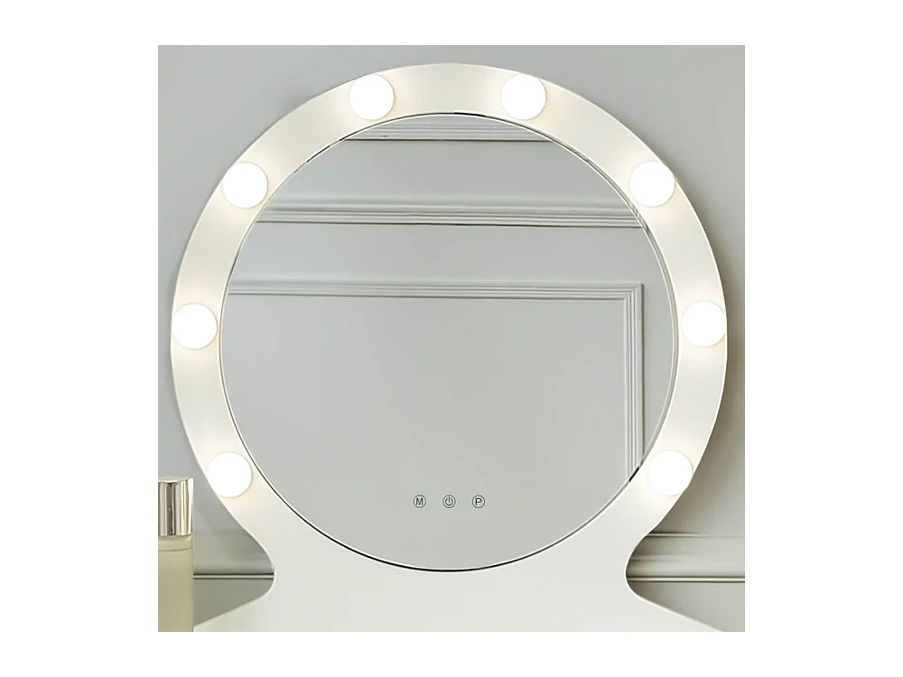 Home Deluxe Coiffeuse MIRANDA Blanc