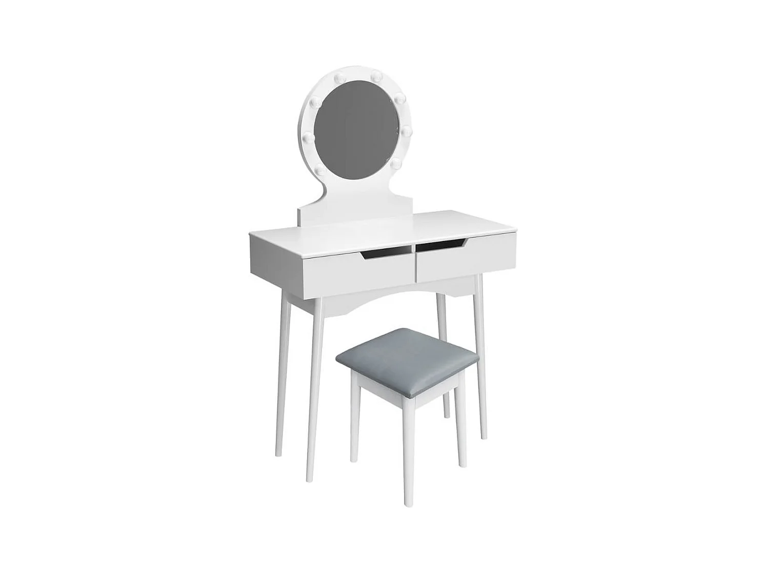 Home Deluxe Coiffeuse MIRANDA Blanc