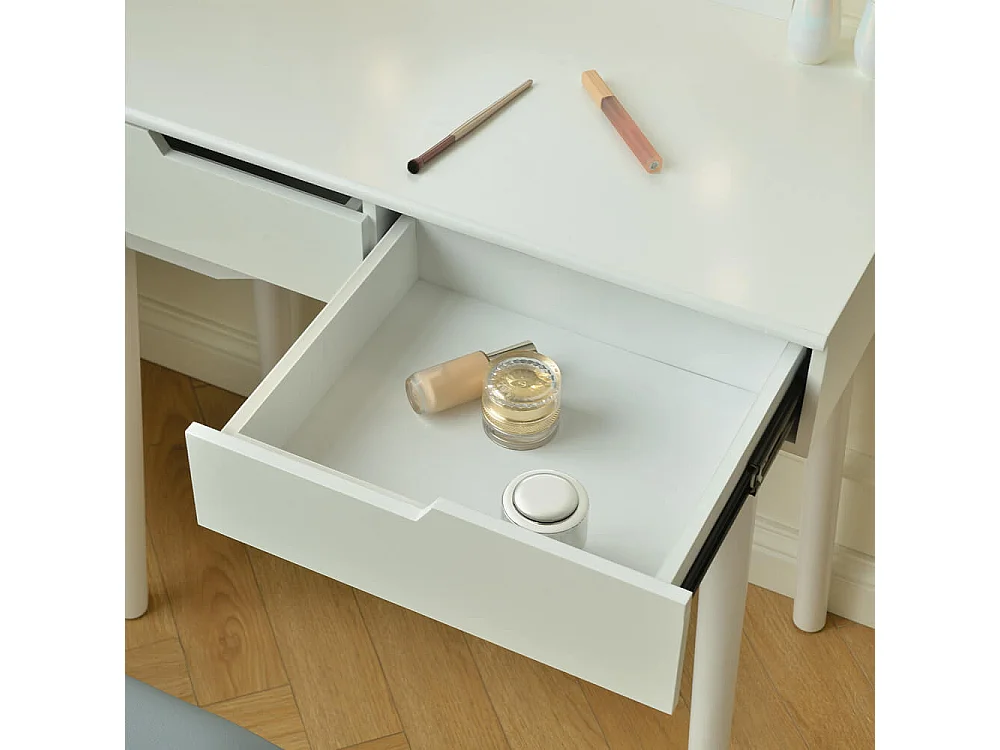 Home Deluxe Coiffeuse MIRANDA Blanc