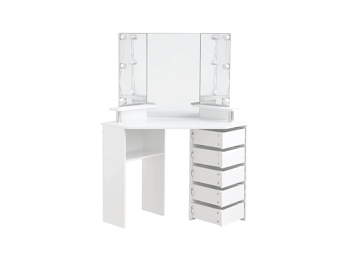 Home Deluxe Coiffeuse CANDICE blanc