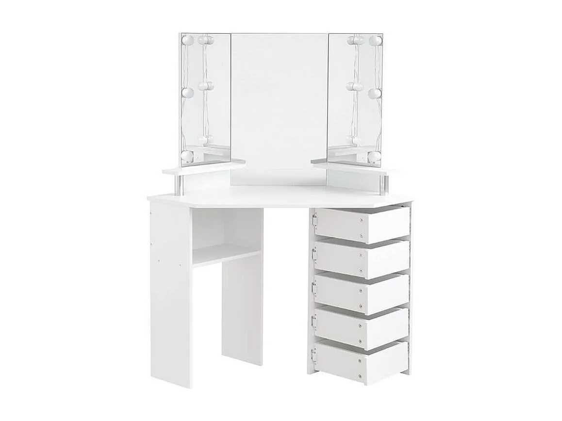 Home Deluxe Coiffeuse CANDICE blanc
