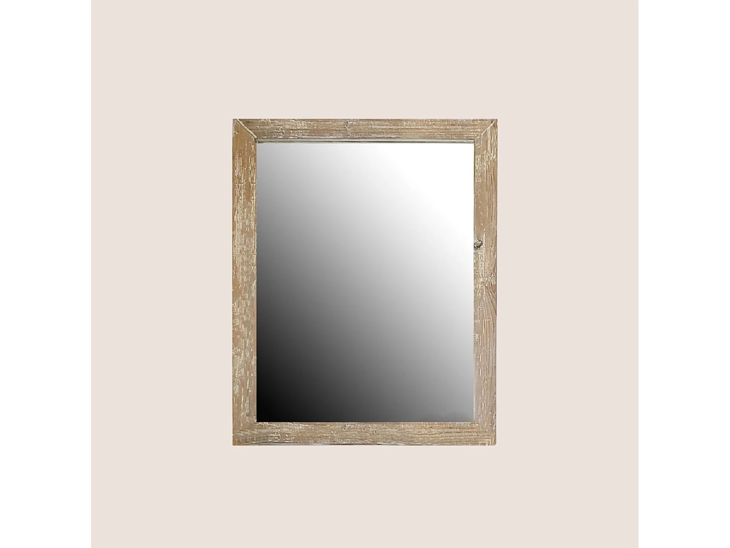 Miroir de salle de bain en bois L65 - HANOÏ
