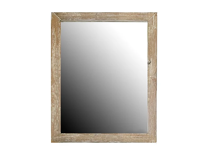 Miroir de salle de bain en bois L65 - HANOÏ