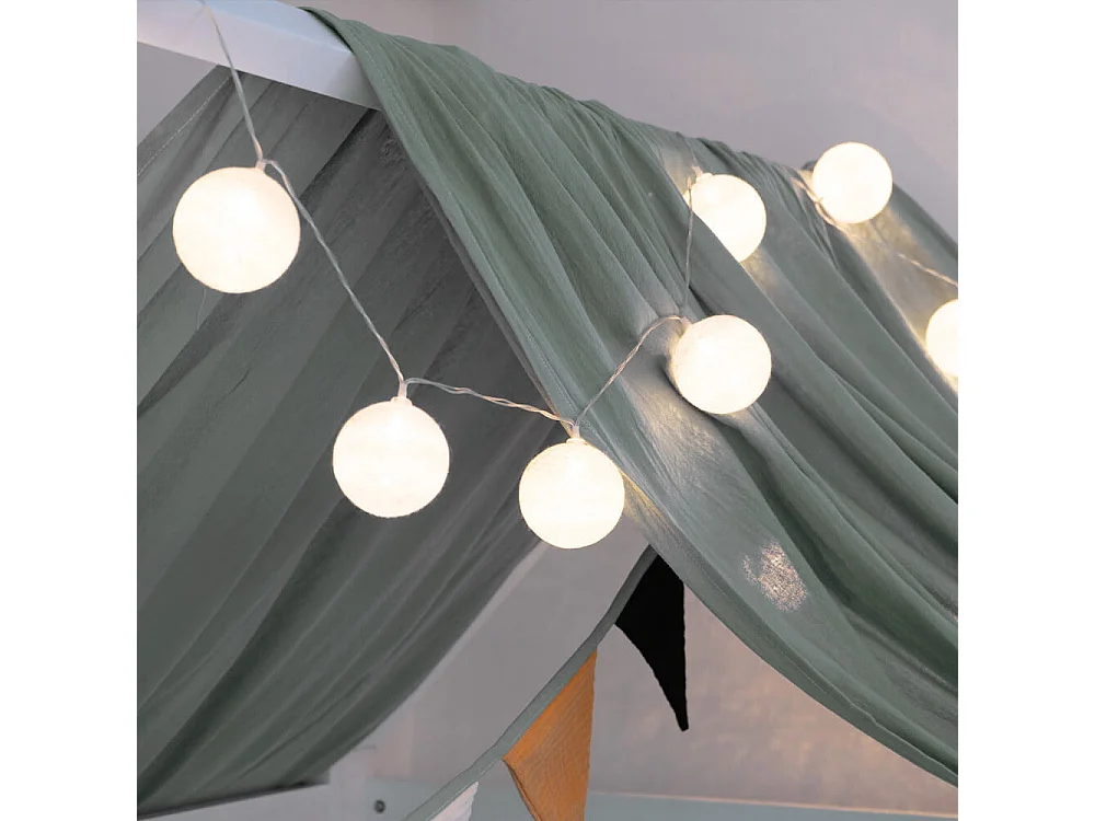 Home Deluxe Lit d'enfant STERNENLAND Blanc Avec tiroirs