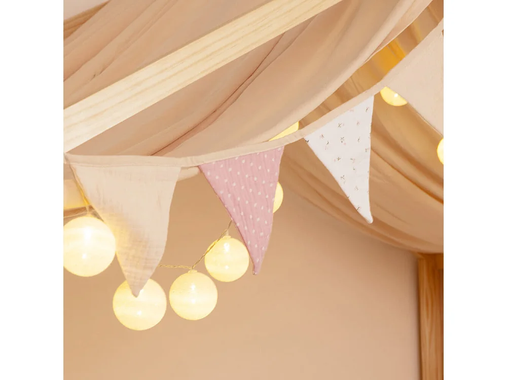 Home Deluxe Lit d'enfant STERNENLAND Blanc Avec tiroirs