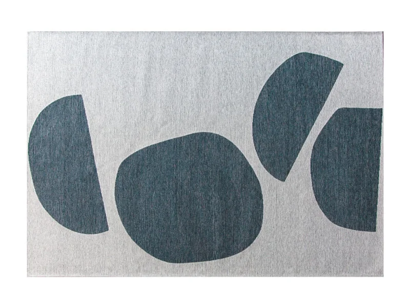 Tapis rectangulaire en coton formes géométriques 200x290 - MYLEY