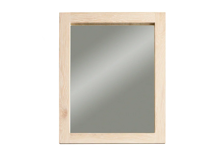 Miroir de salle de bain en chêne blanchi - VÉRONE