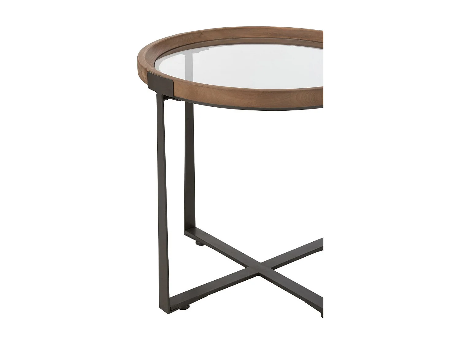 Tables basses gigognes de style industriel D60 (set de 2) - IOWA