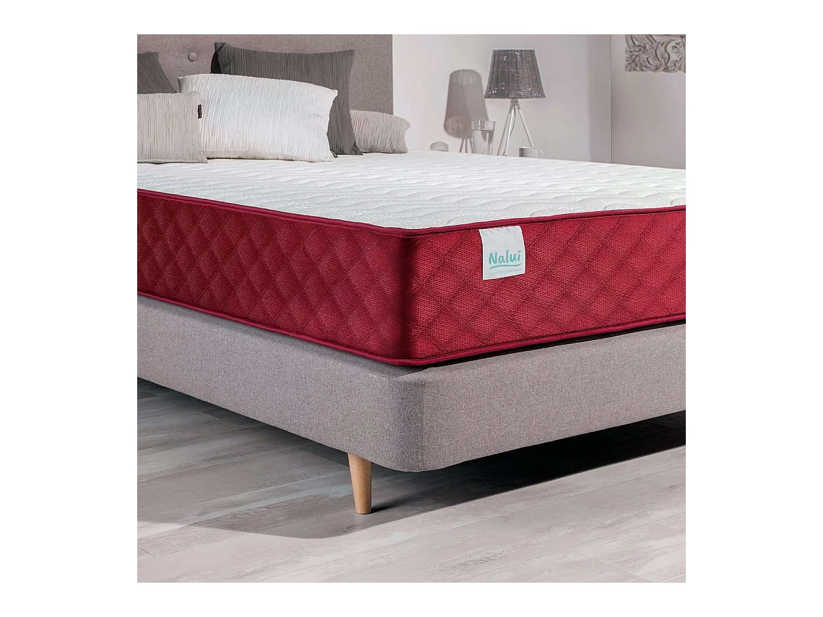 Colchón Viscoelástico 135x190 altura:24cm Gredos Blanco - Nalui