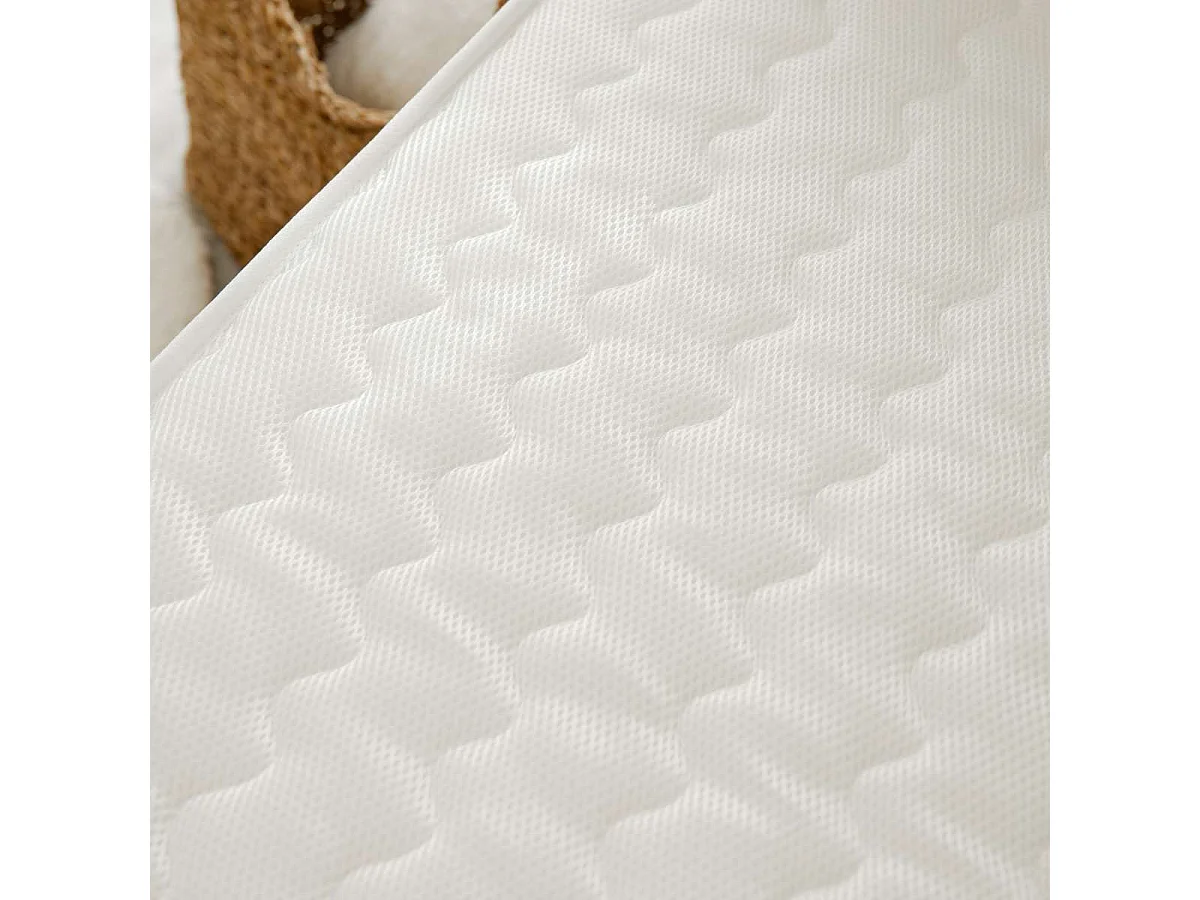 Colchón Cuna 70x140 altura:12cm Baby One Blanco - Nalui