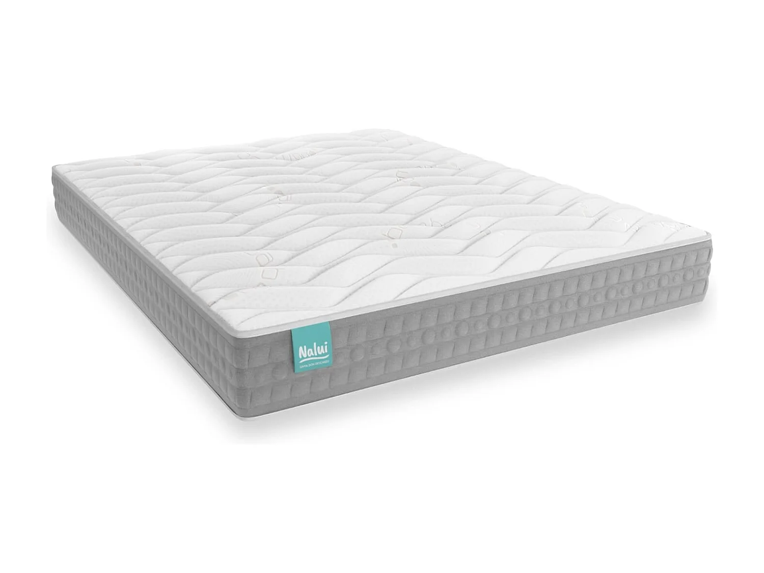 Colchón Viscoelástico 140x190 altura:21cm Talaia Blanco - Nalui