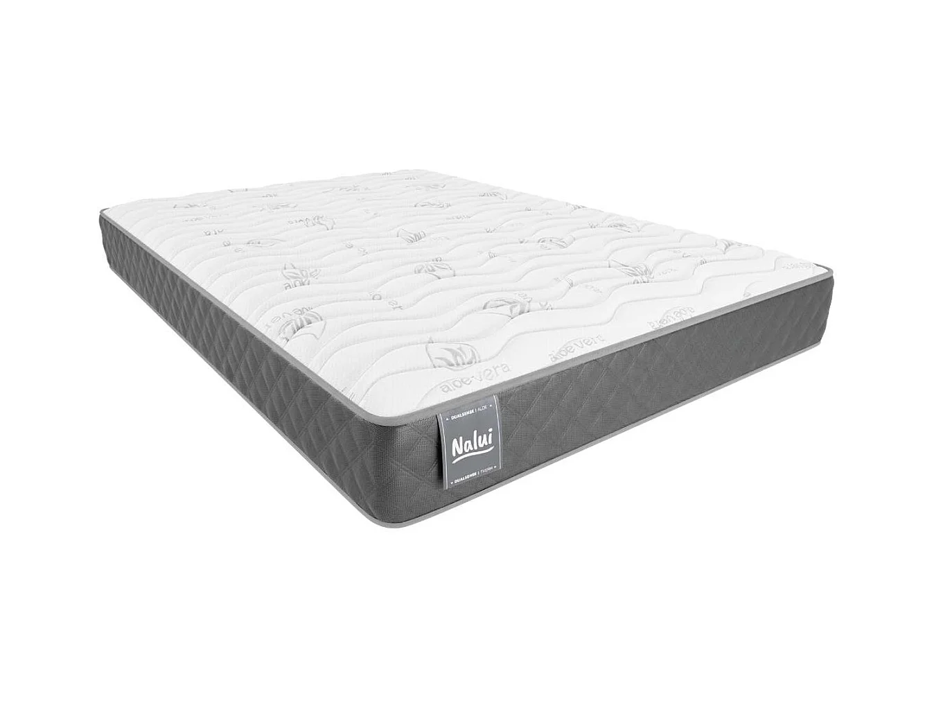 Colchón Viscoelástico 180x200 altura:21cm Mulhacén DualSense Blanco - Nalui