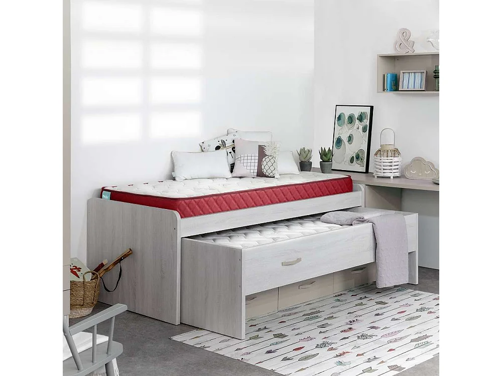 Colchón Viscoelástico 140x200 altura:15cm Mulhacén Burdeos - Nalui