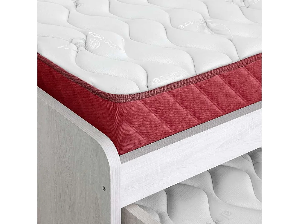 Colchón Viscoelástico 140x200 altura:15cm Mulhacén Burdeos - Nalui