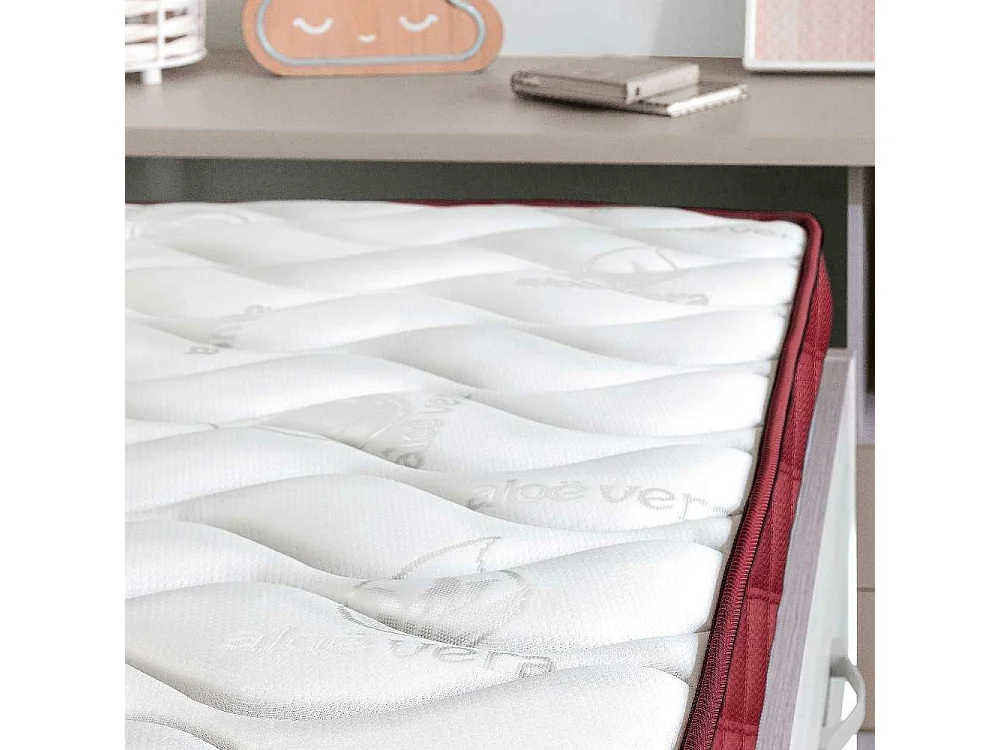 Colchón Viscoelástico 140x200 altura:15cm Mulhacén Burdeos - Nalui