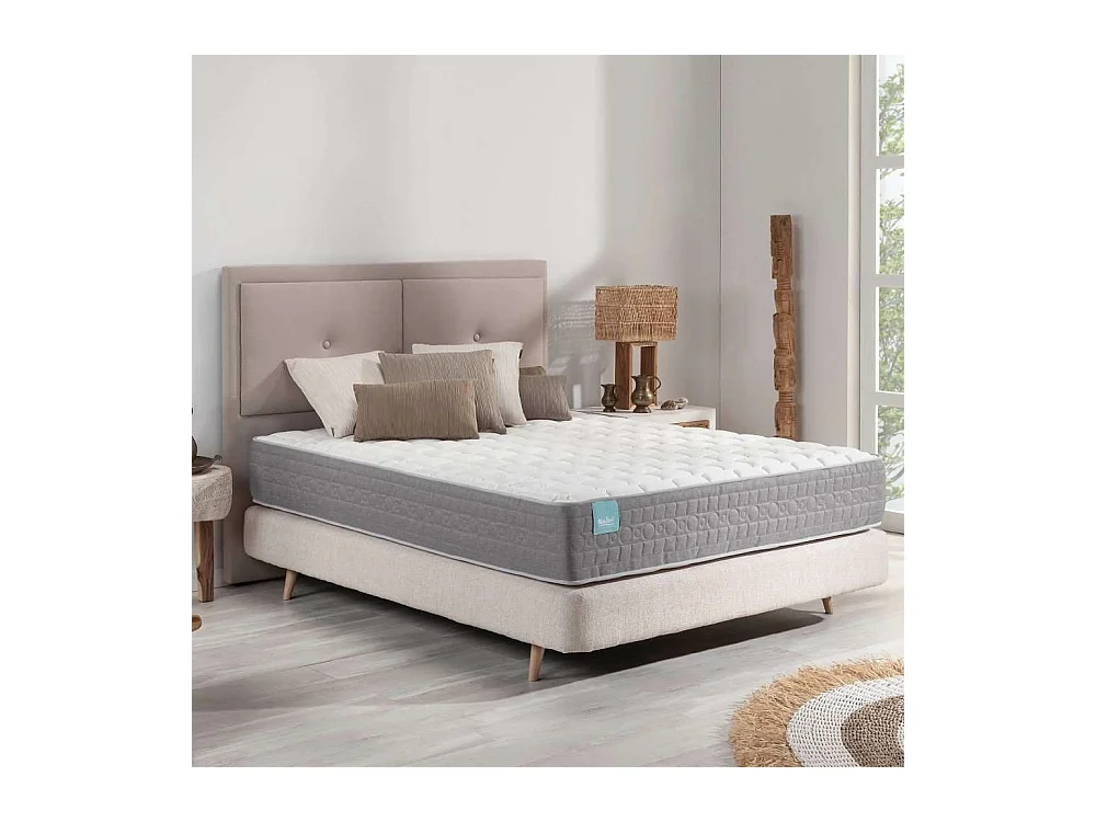 Colchón Viscoelástico 140x200 altura:21cm Bernia Blanco - Nalui