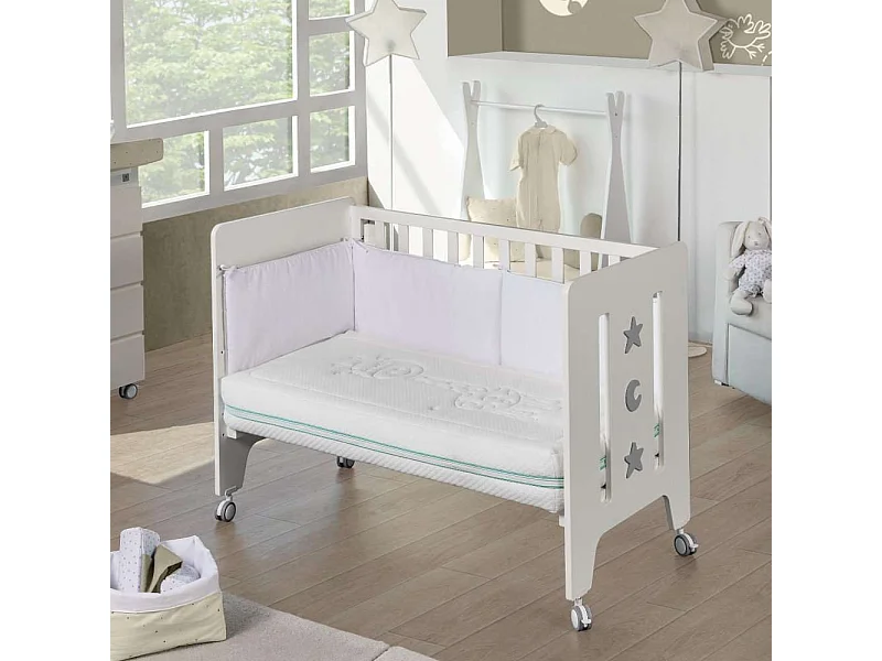 Colchón Cuna 70x140 altura:12cm Baby One Blanco - Nalui