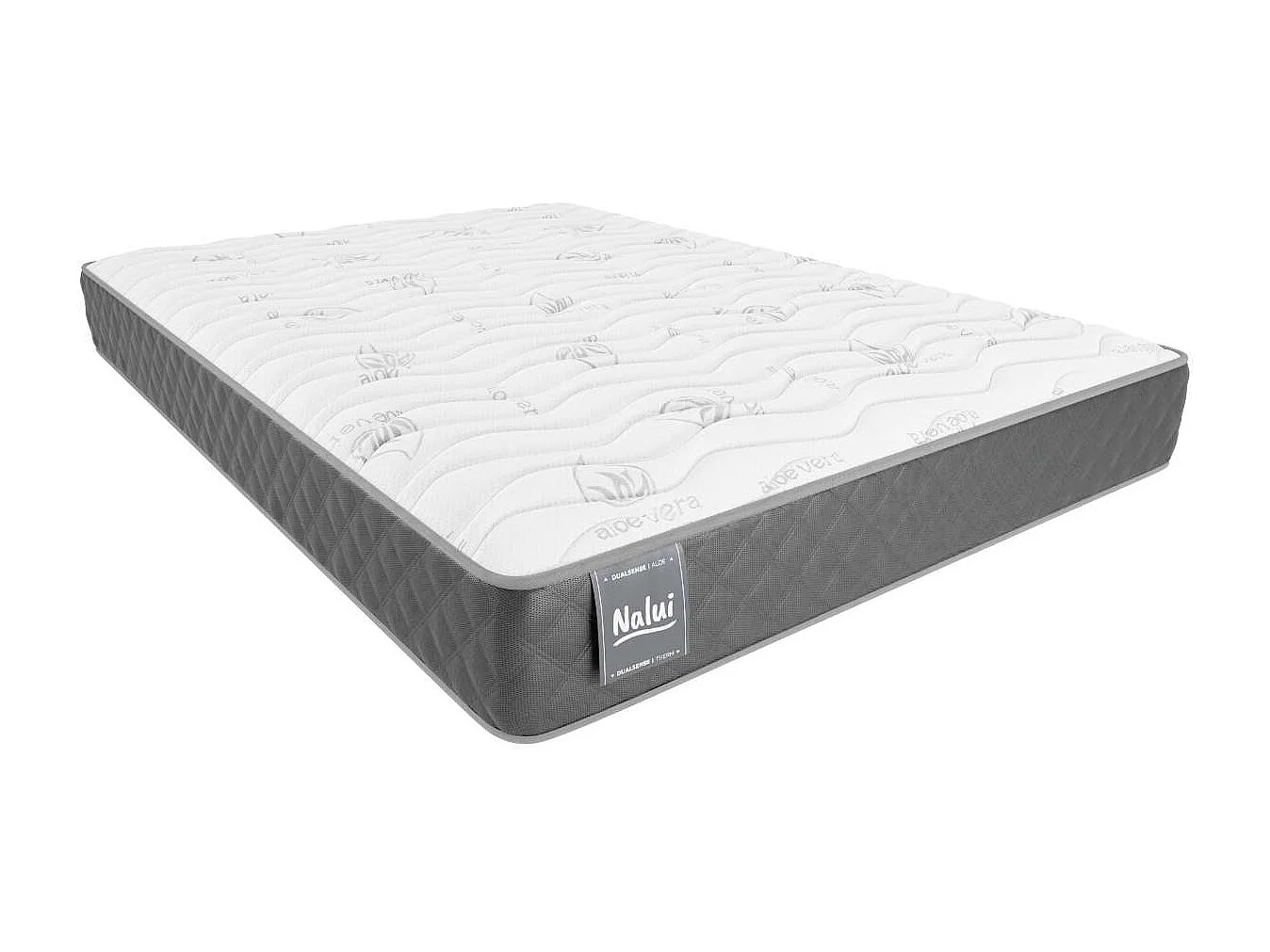 Colchón Viscoelástico 150x190 altura:21cm Mulhacén DualSense Blanco - Nalui