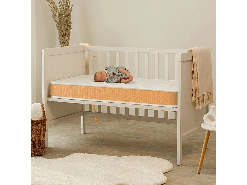 Colchón Cuna 60x120 altura:12cm Baby One amarillo - Nalui