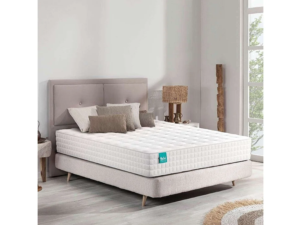 Colchón de Muelles Ensacados 135x190 altura:26cm Galana Blanco - Nalui