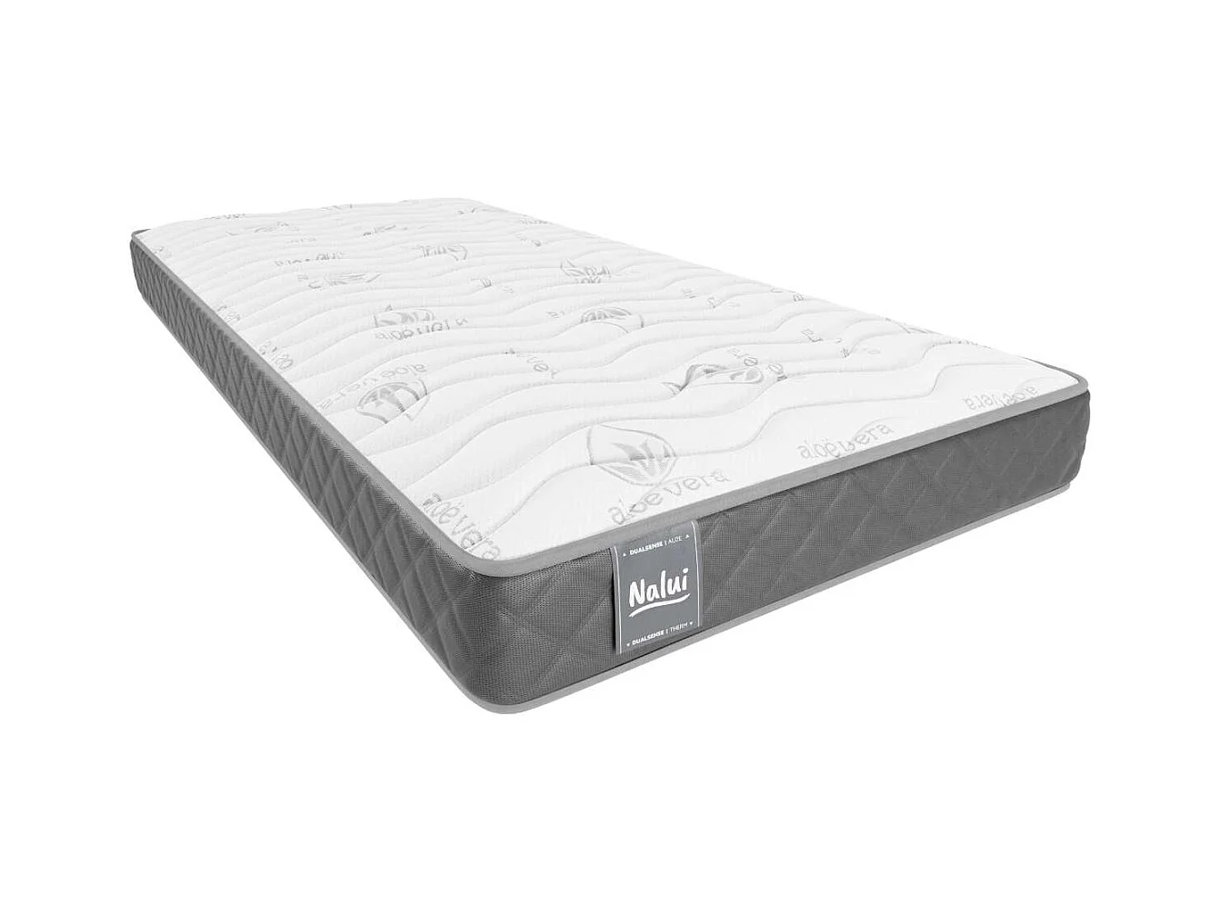 Colchón Viscoelástico 120x200 altura:15cm Mulhacén DualSense Gris - Nalui